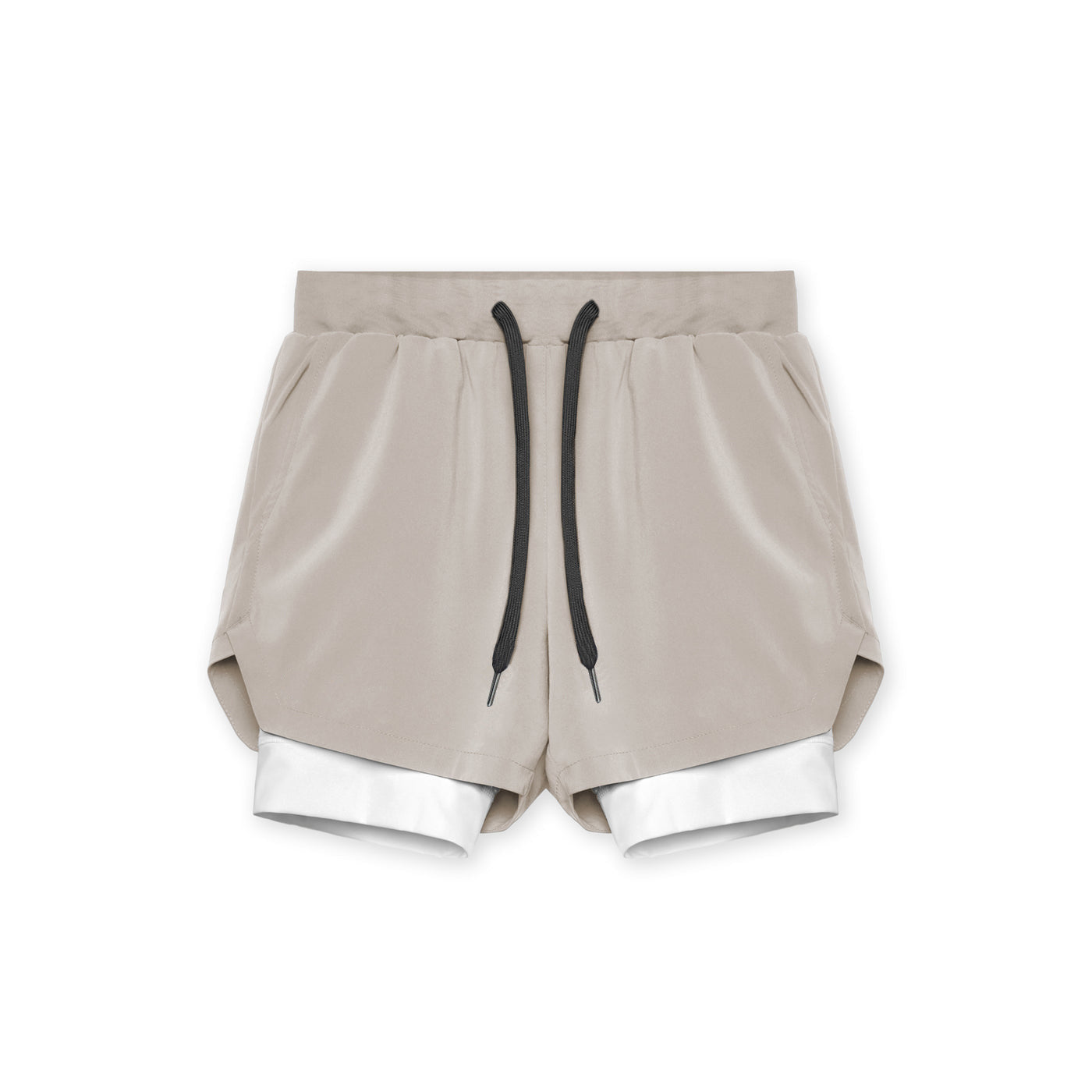 Men's Athletic Shorts Double-layer Fitness Wicking