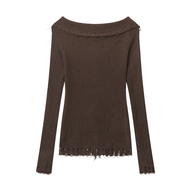 Autumn American Retro Cardigan Lace Up Casual Hot Girl Sweater