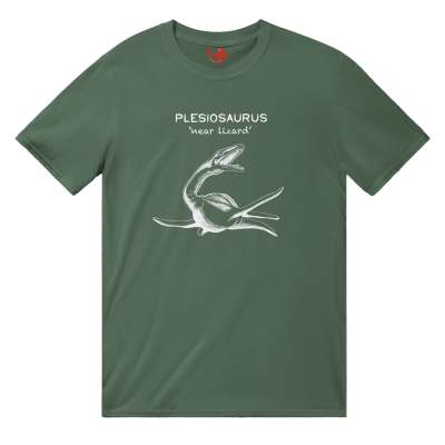 European And American Marine Reptiles Digital Printing Casual Round Neck T-shirt