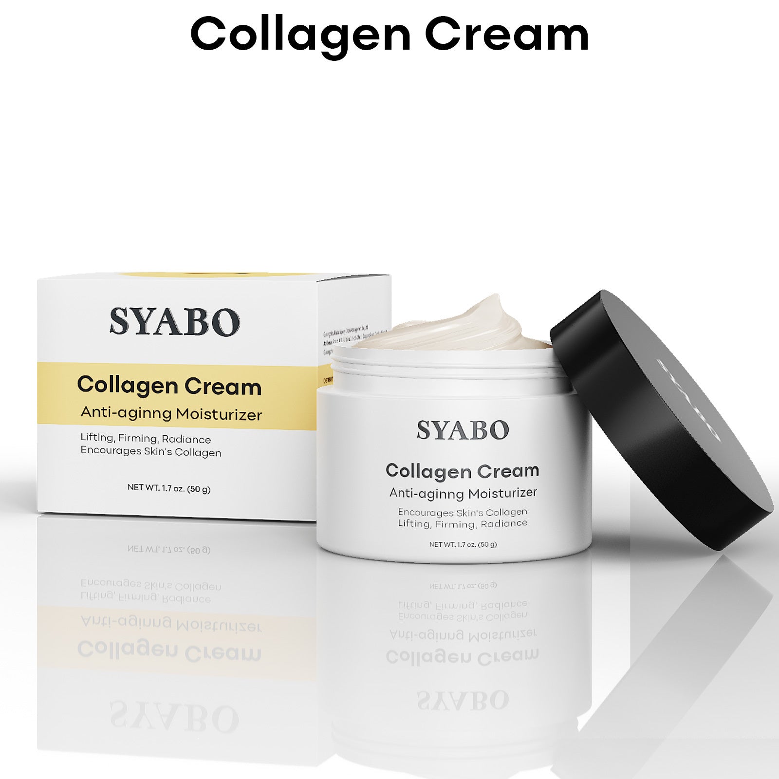 SYABO - Black Gold Collagen Face Cream  anti-aging cream.