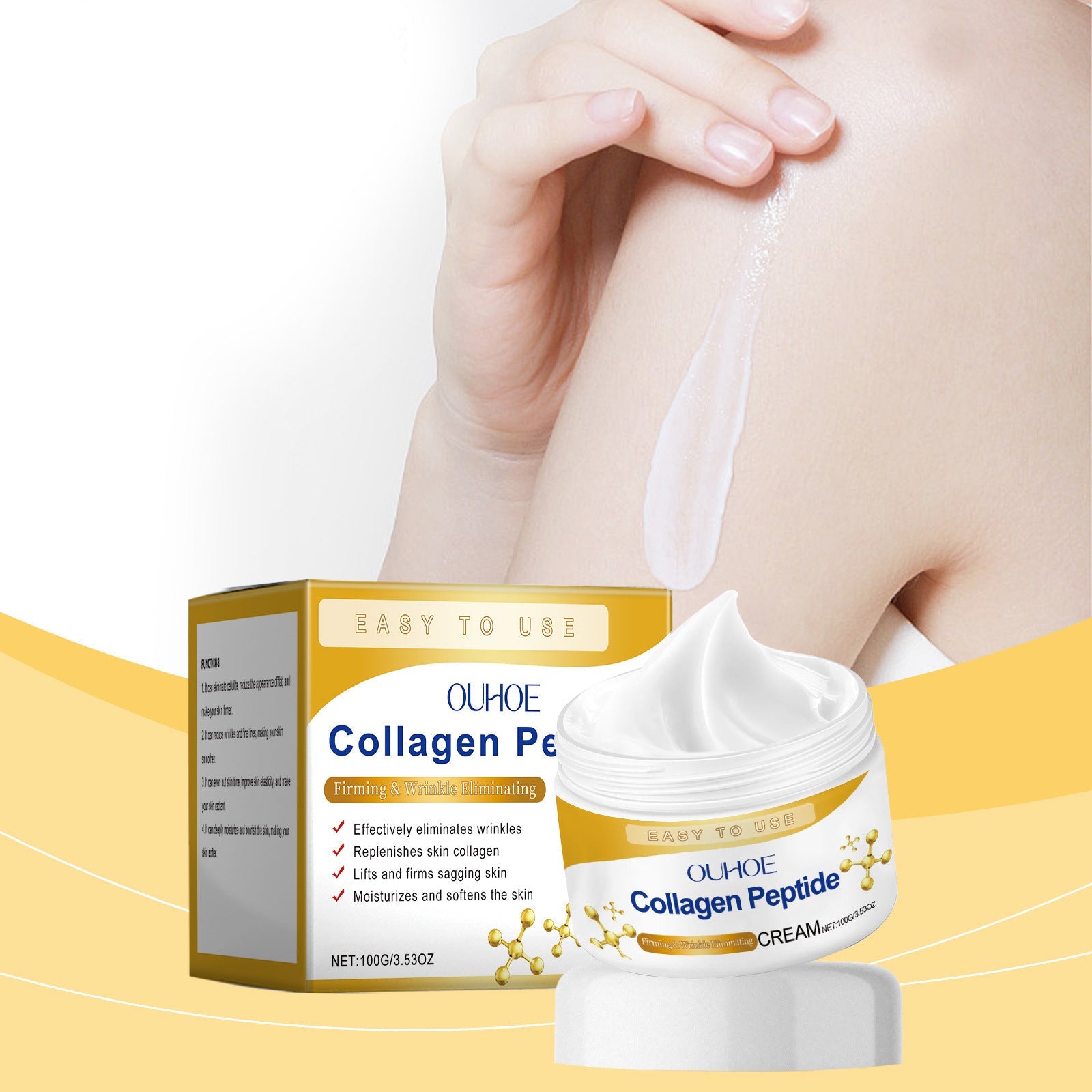 Ouhoe - Hydrating Nourishing Firming Skin Brightening Care Elastic Moisturizing Skin Rejuvenation Refreshing Body Cream