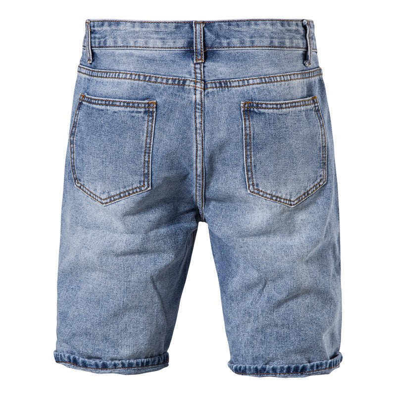 Men's Fashion Casual Washed Looped Pile Shorts