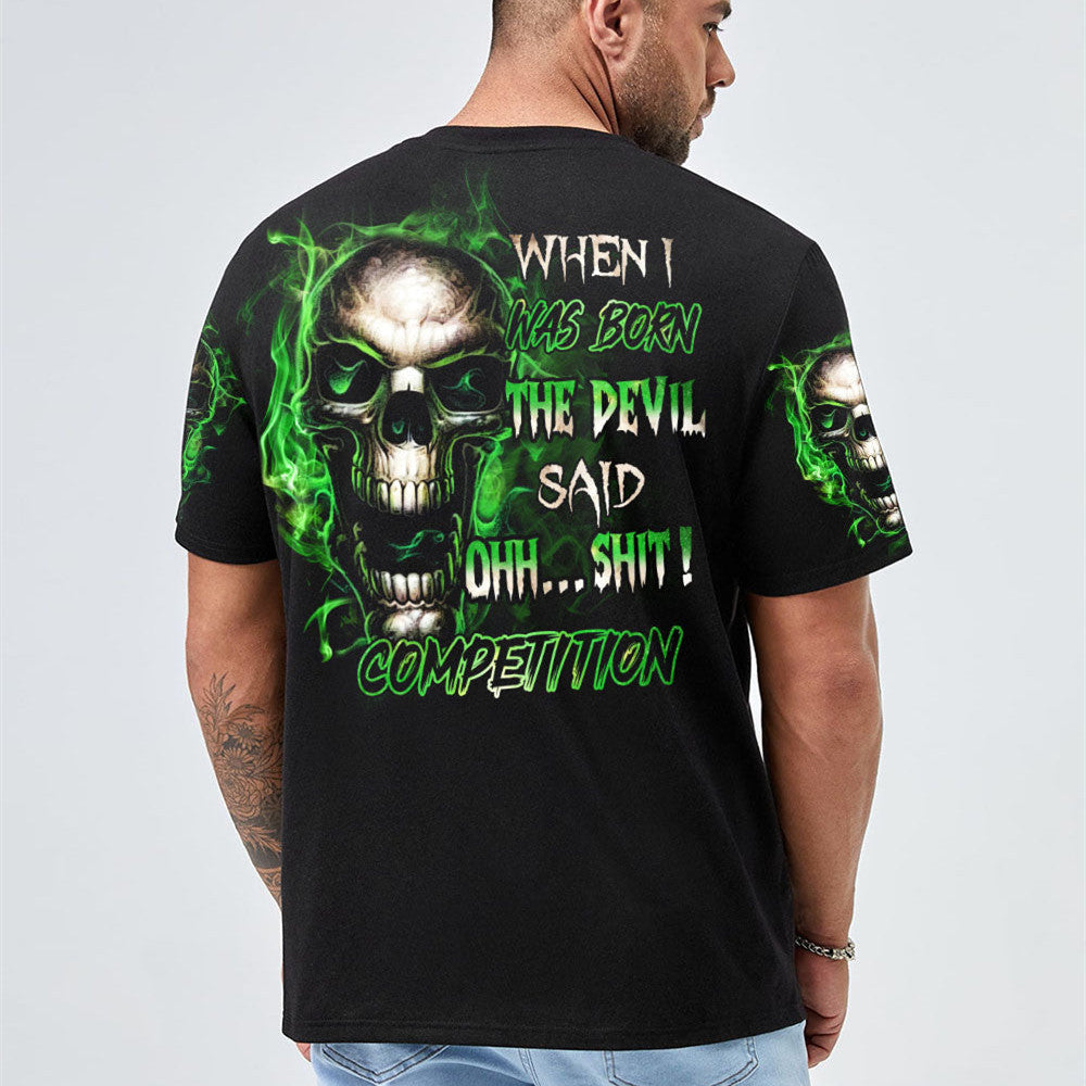 Round Neck Short Sleeve Hip Hop 3D Printing Men