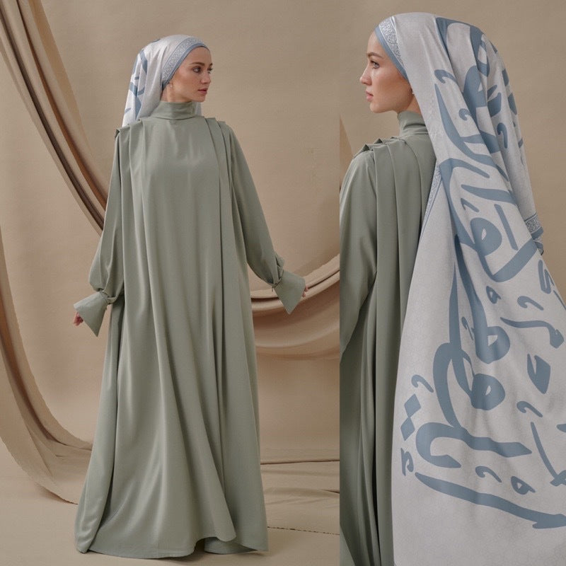Muslim Women's Long Skirt Large Robe Loose Fit