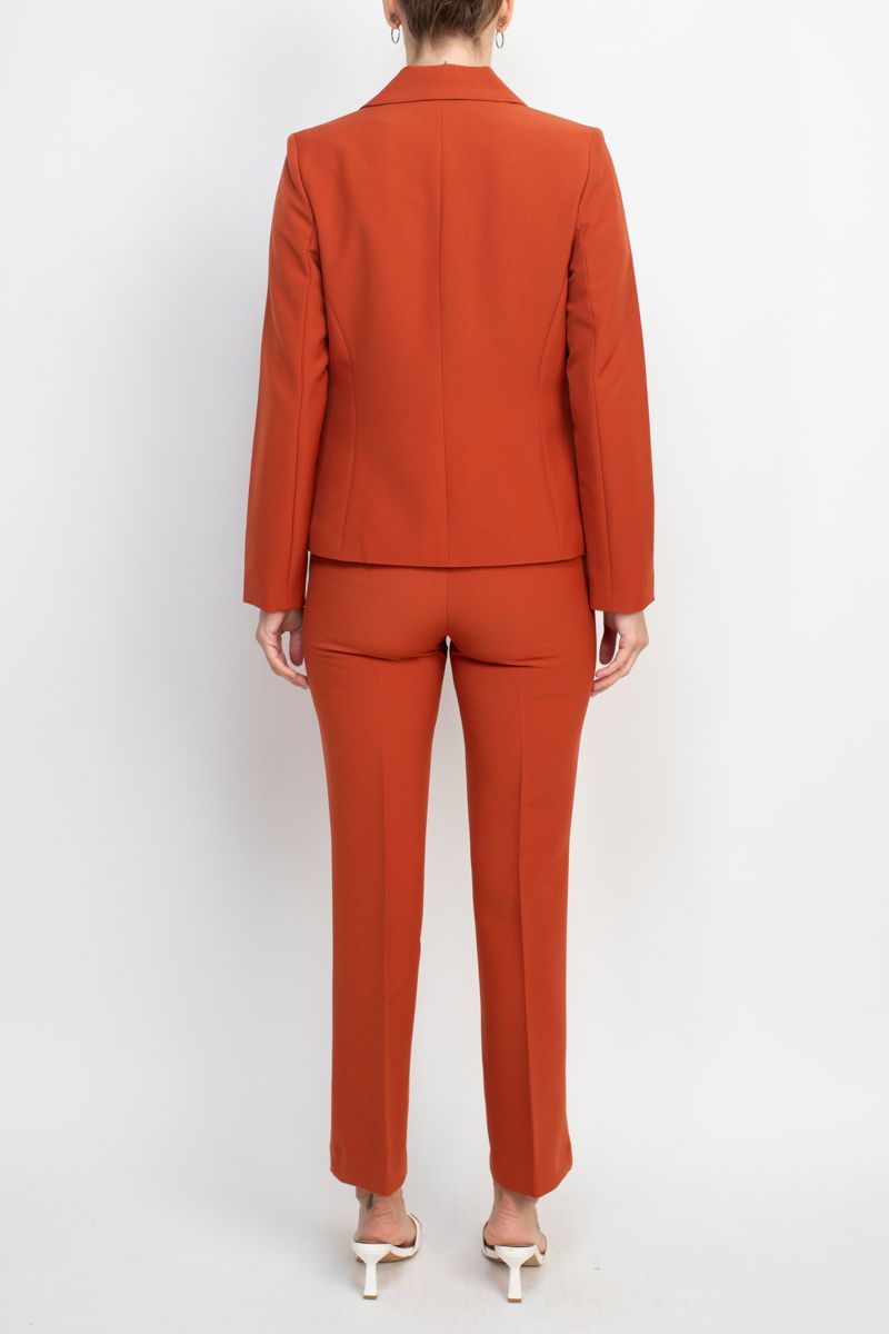 Nanette Lepore  Formal Twill Jacket Bi Stretch Straight Pant Suit